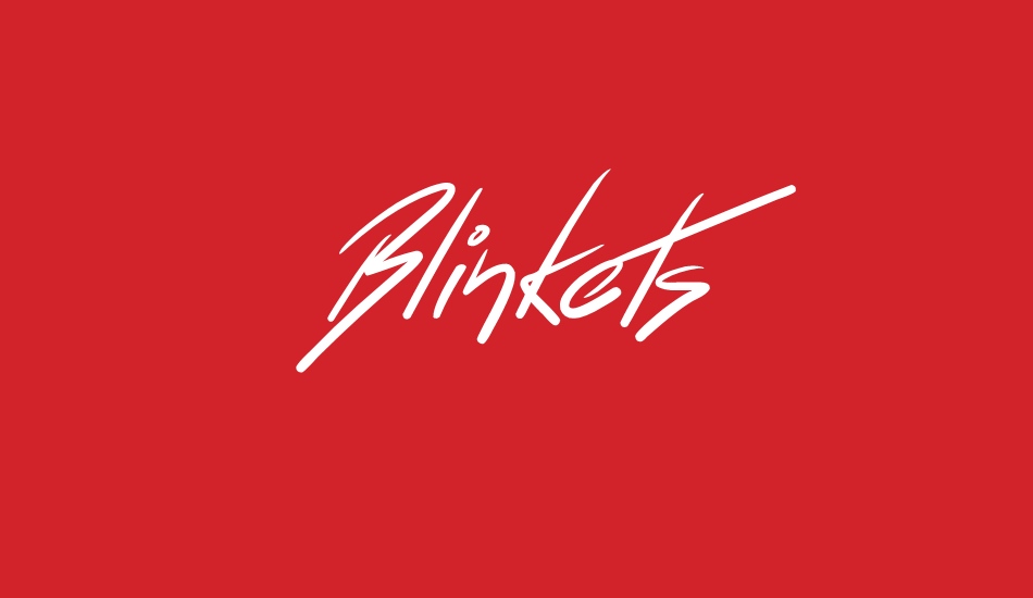 Blinkets font big