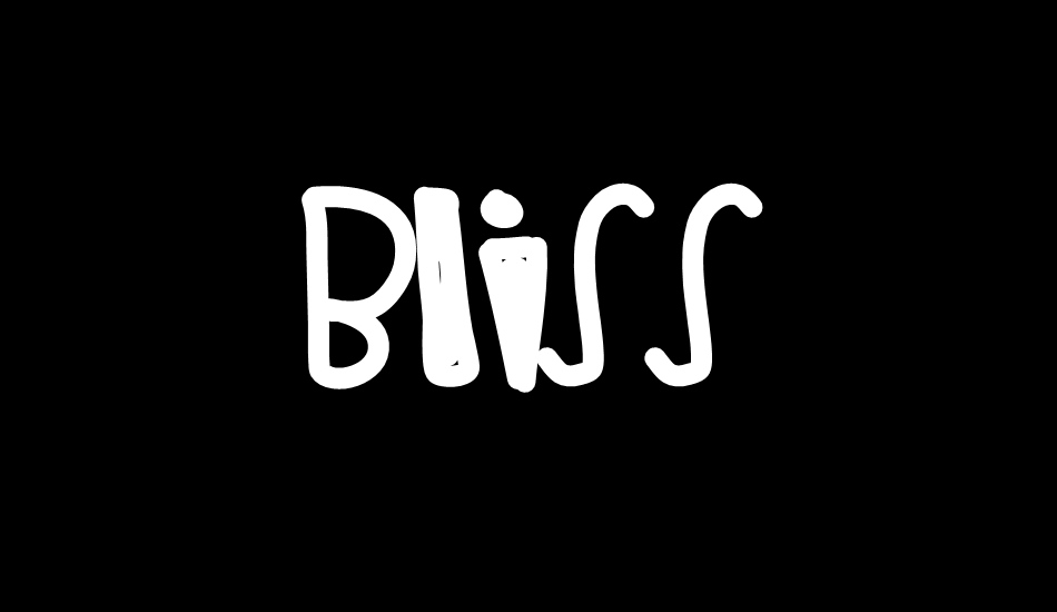 Bliss font big