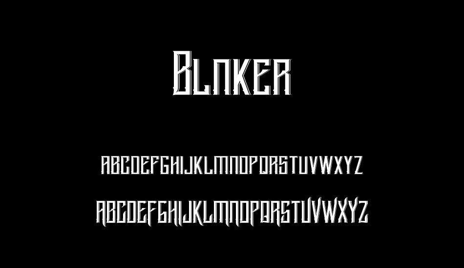 Blnker font