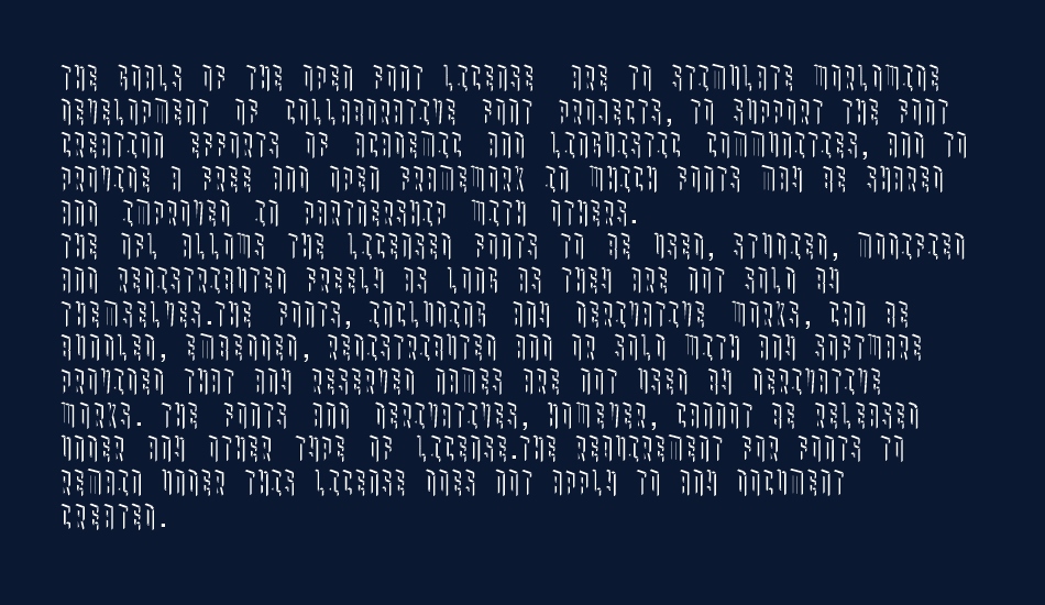 Blockbaq font 1