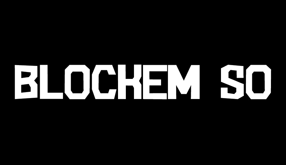 Blockem Sockem font big