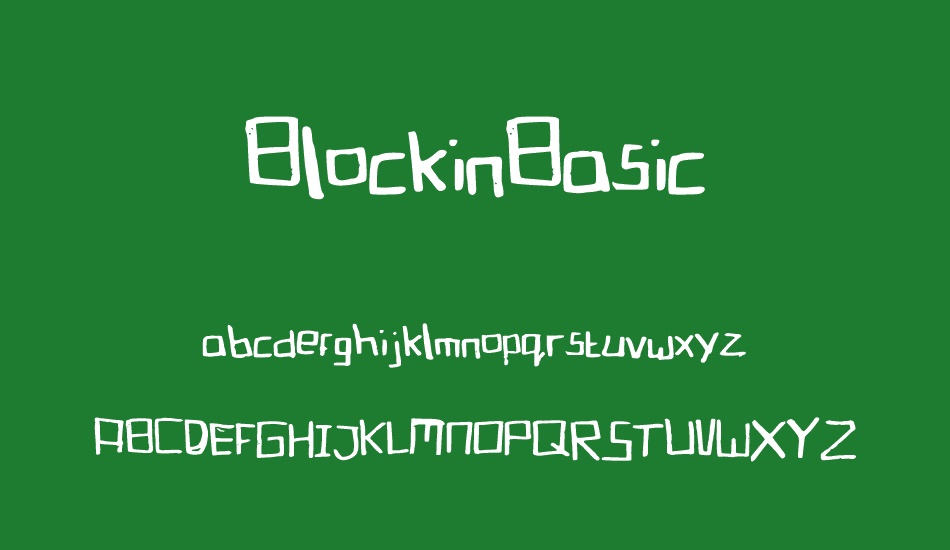 BlockinBasic font