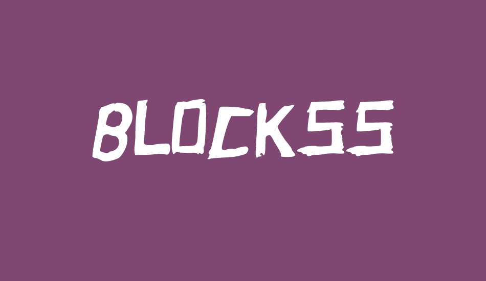 BLOCKSS font big