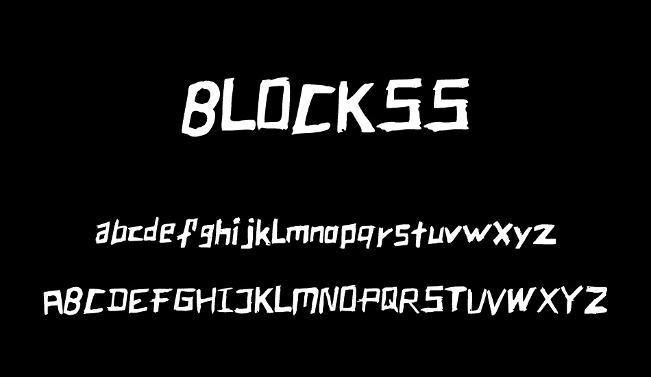 BLOCKSS font