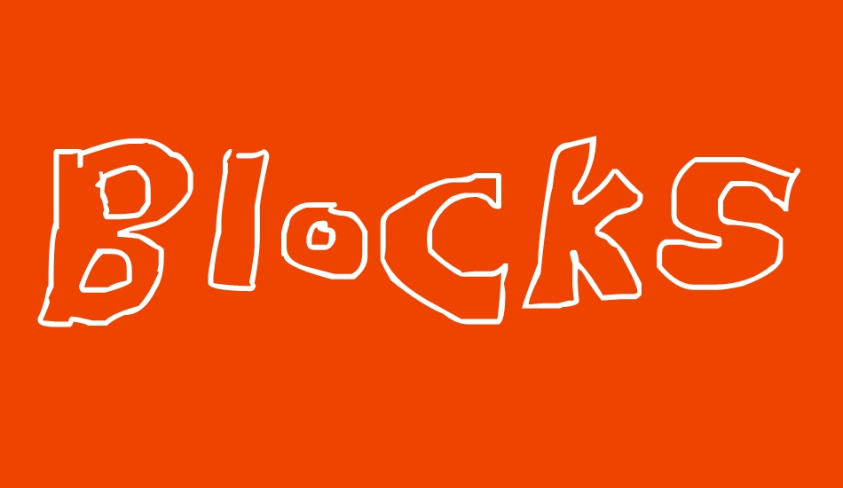 Blockster font big