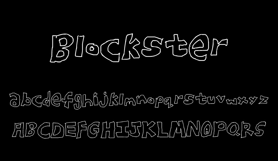 Blockster font