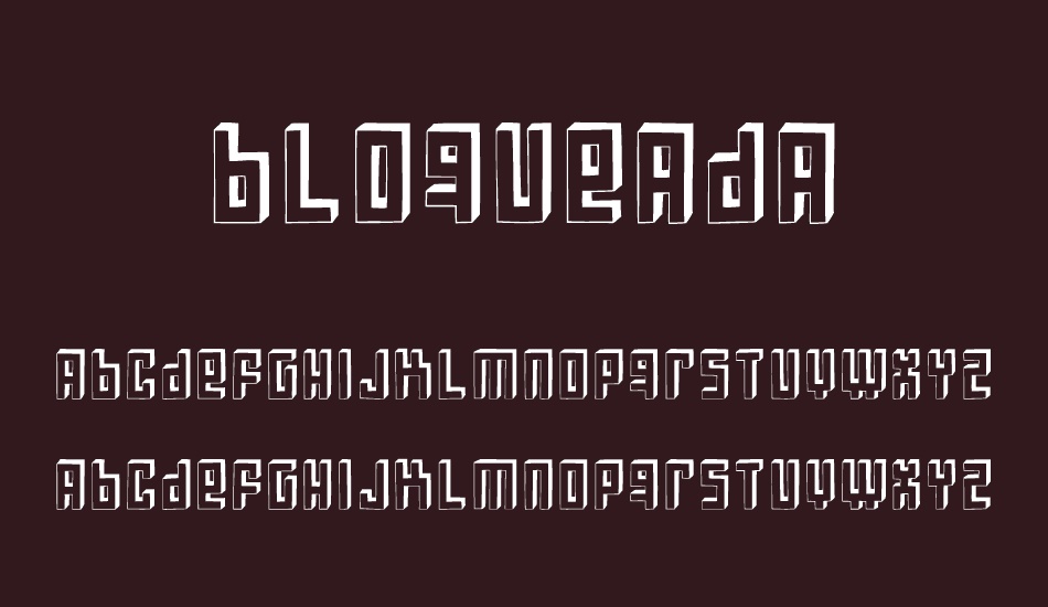 Bloqueada font