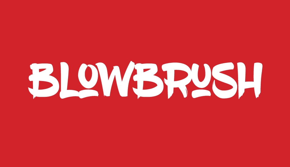 BlowBrush font big