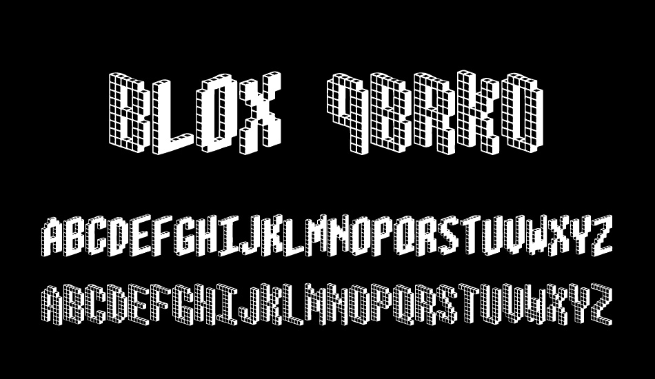 Blox (BRK) font