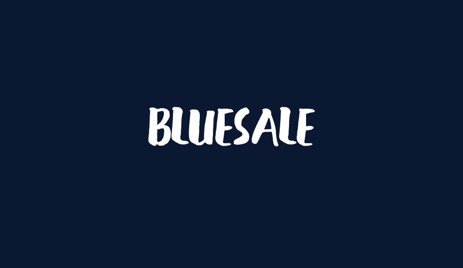 BLUESALE font big