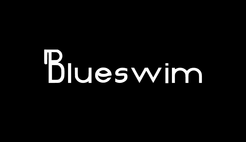 Blueswim font big