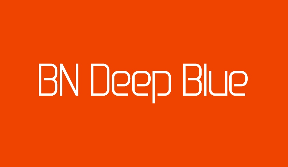 BN Deep Blue font big