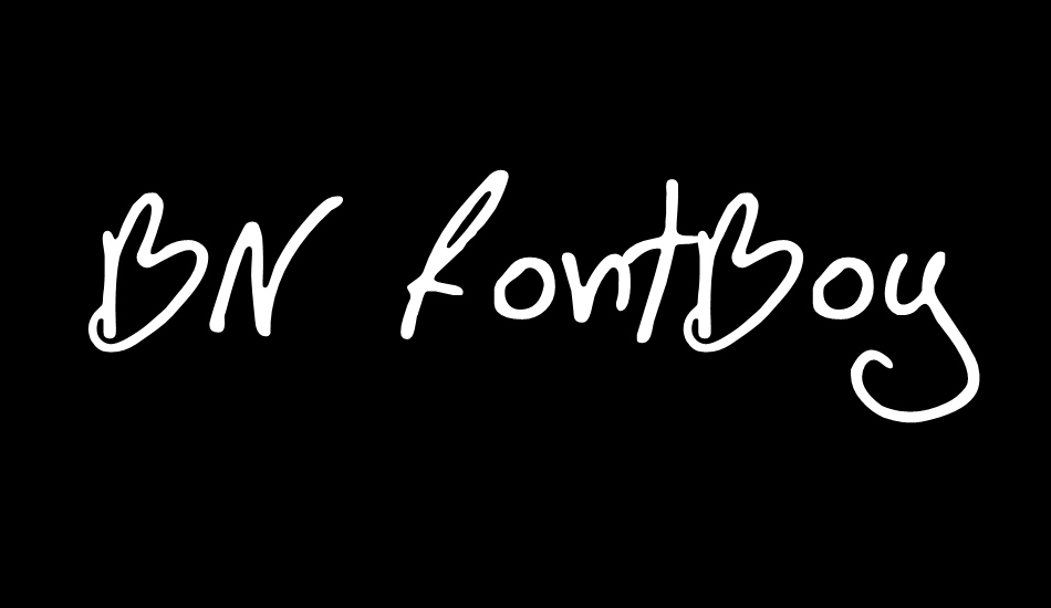 BN FontBoy font big