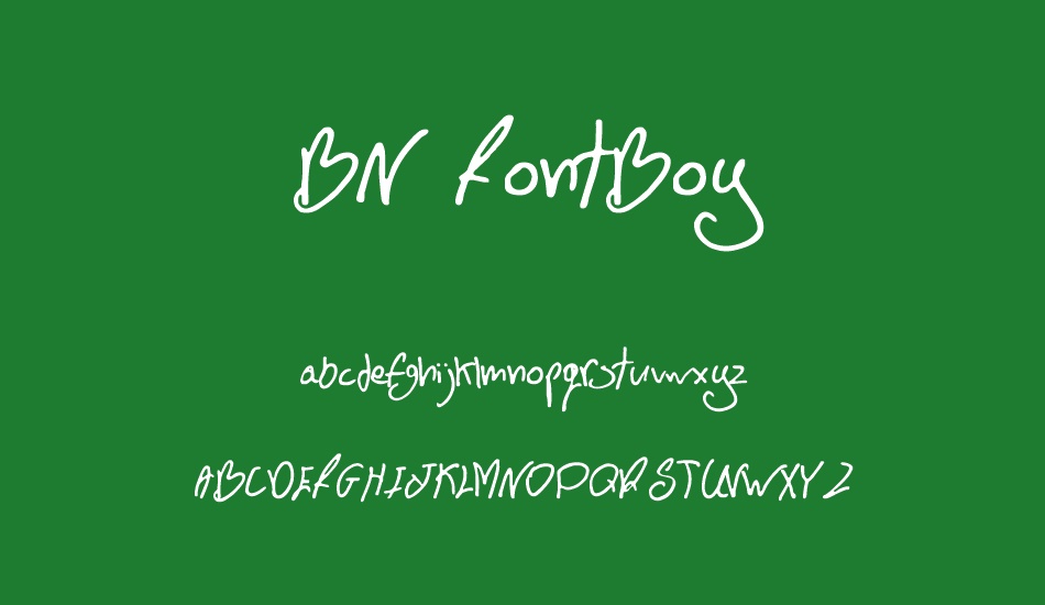 BN FontBoy font