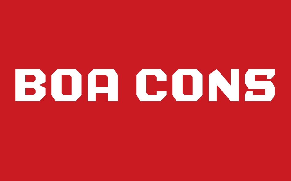 Boa Construktor font big