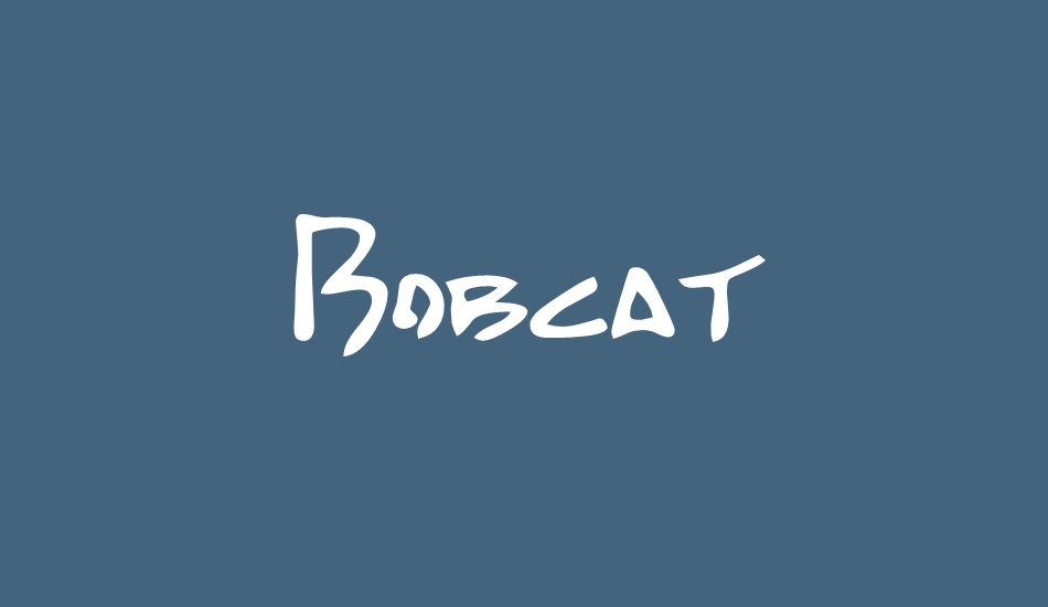 Bobcat font big