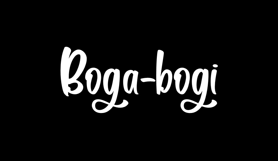 Boga-bogi font big