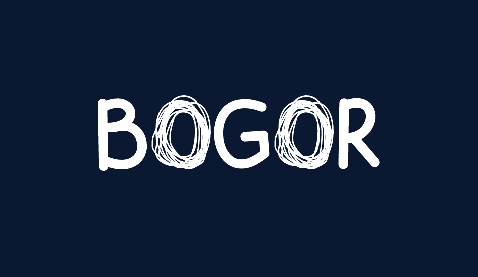 BOGOR font big