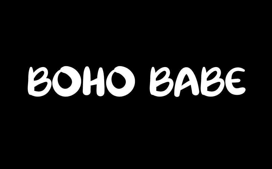 Boho Babe font big