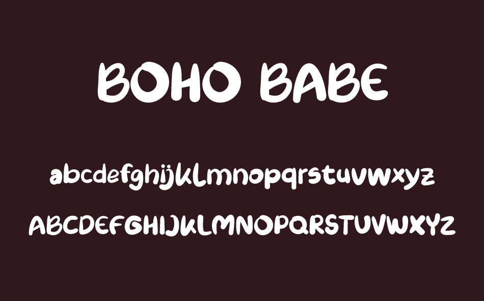 Boho Babe font