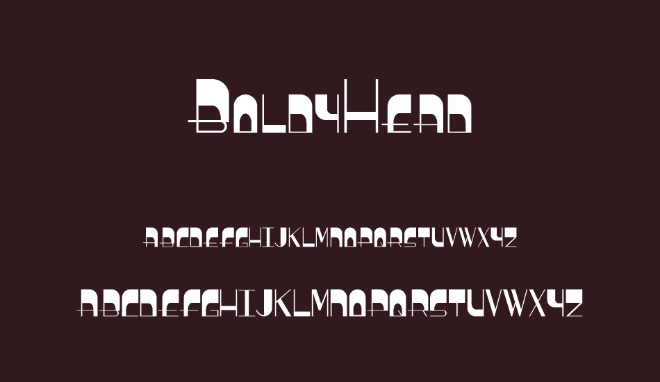 BoldyHead font