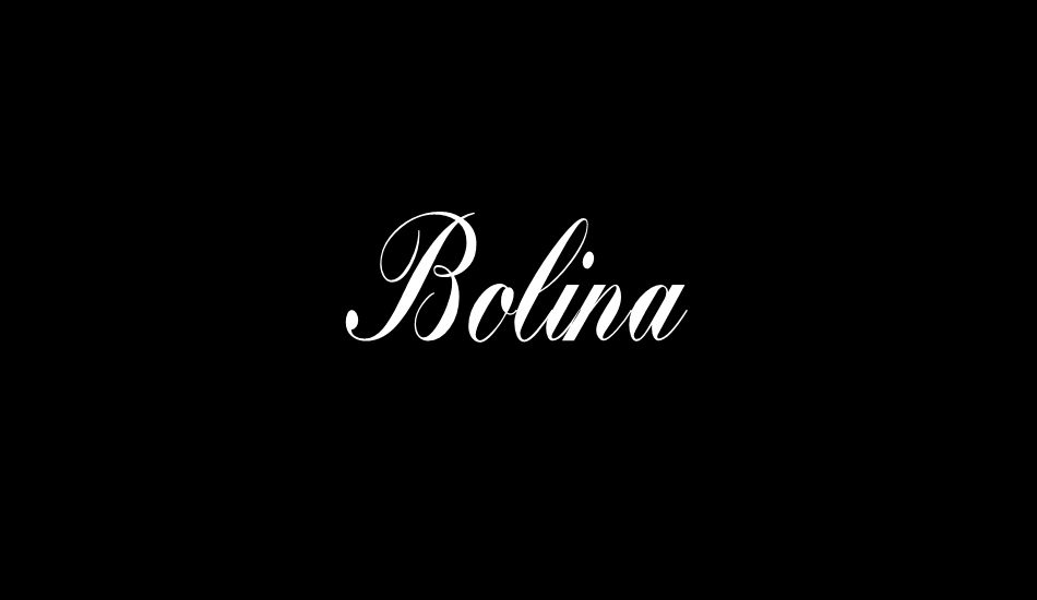 Bolina font big