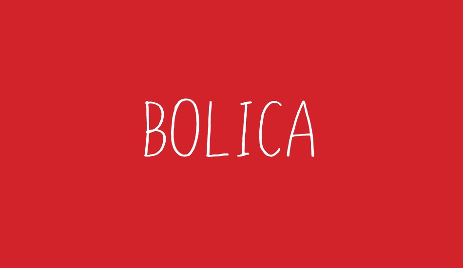 BOLICA font big