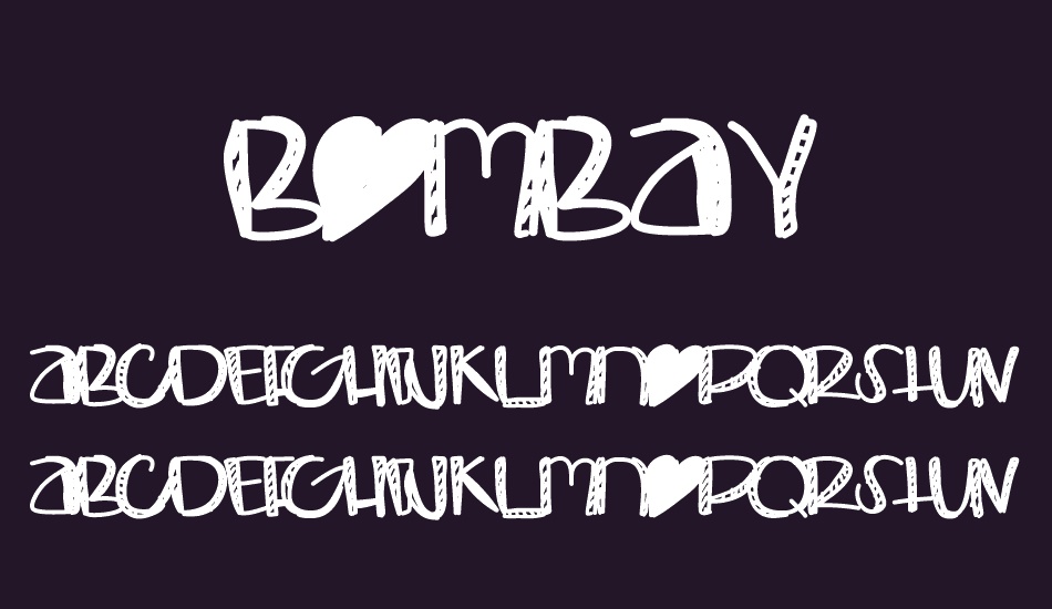 Bombay font