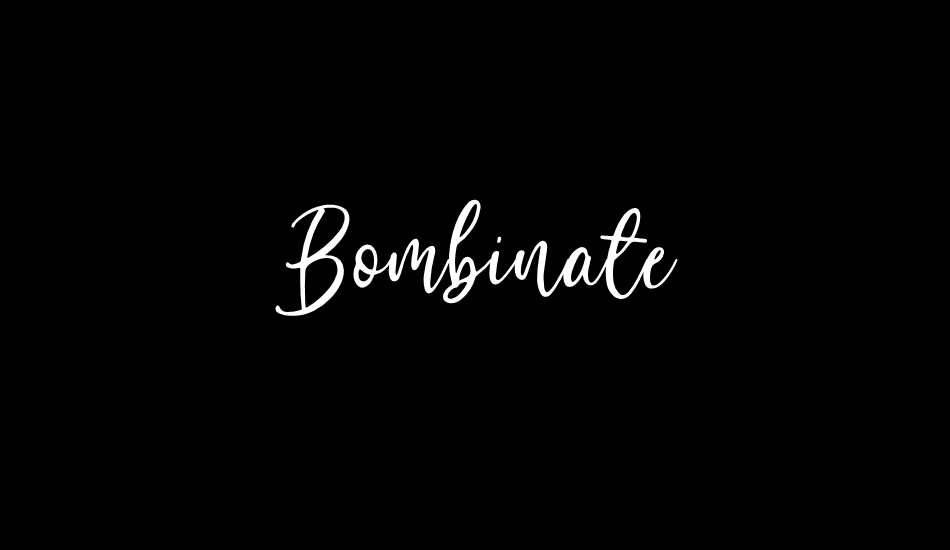 Bombinate font big