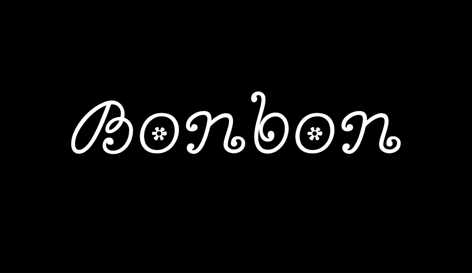 Bonbon font big