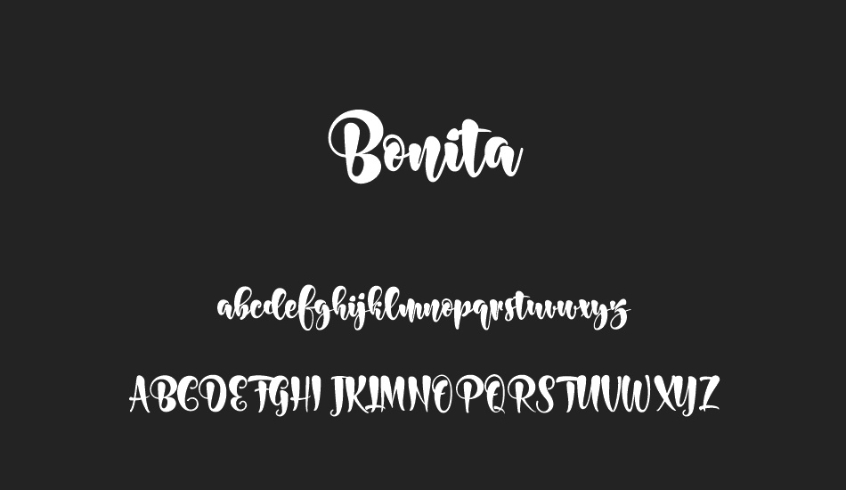 Bonita font