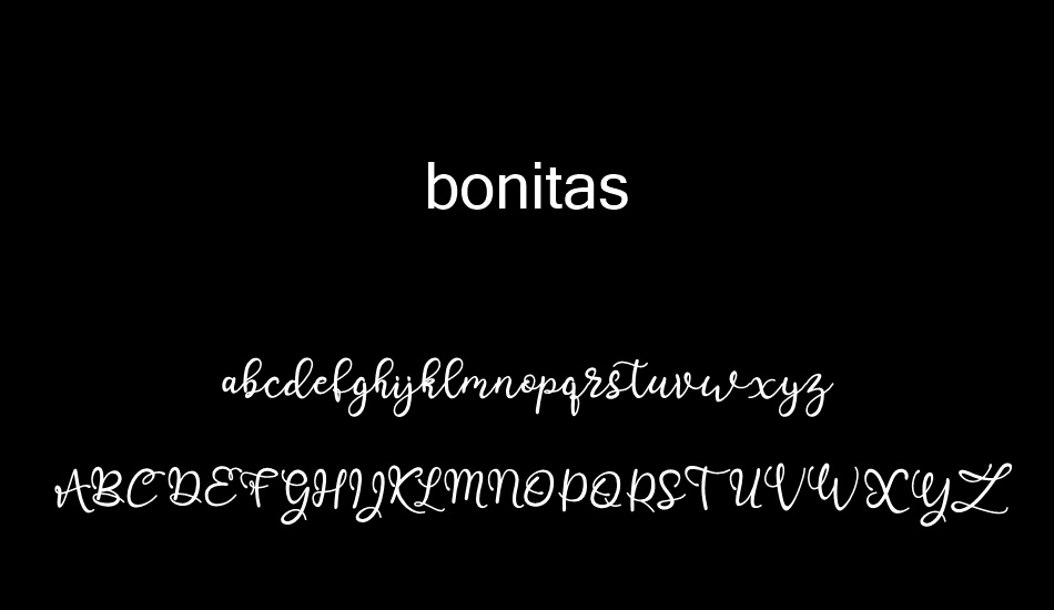 bonitas font