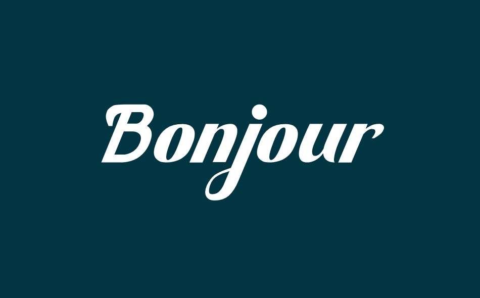 Bonjour font big