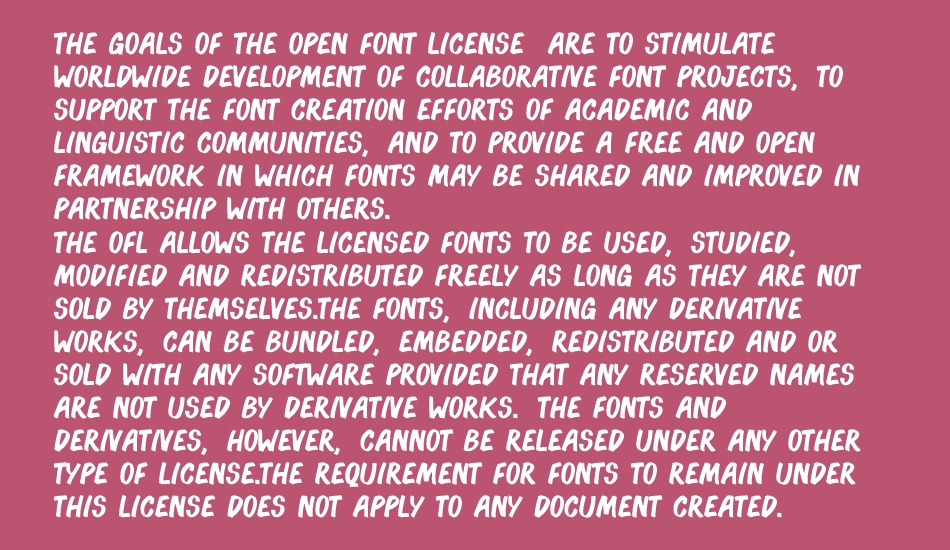 Bonoco font 1