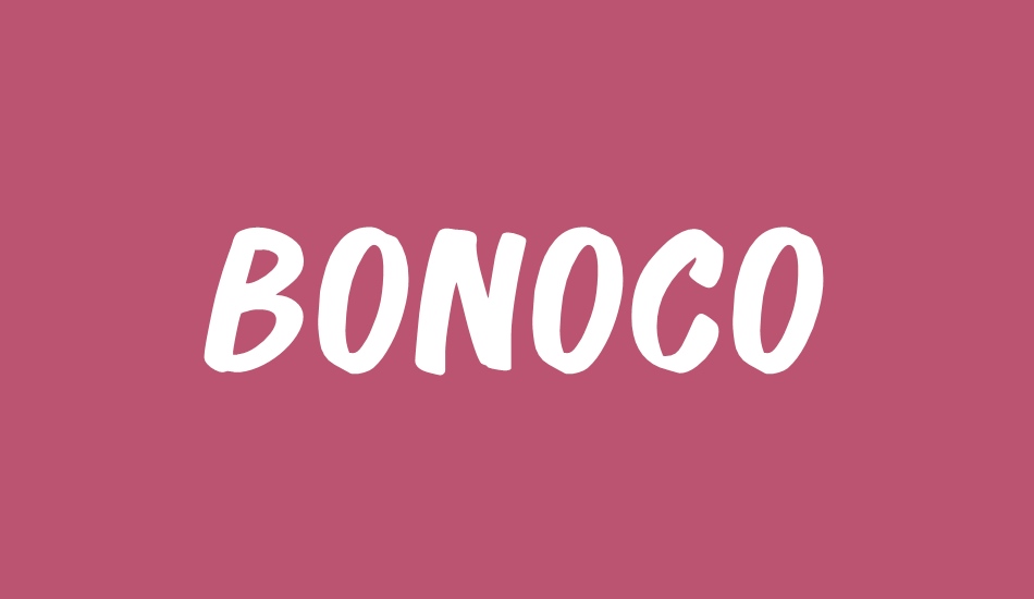 Bonoco font big