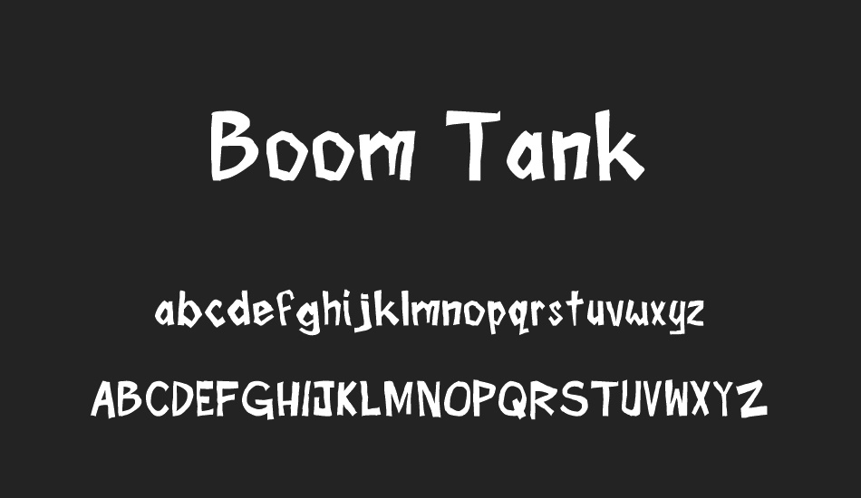 Boom Tank font