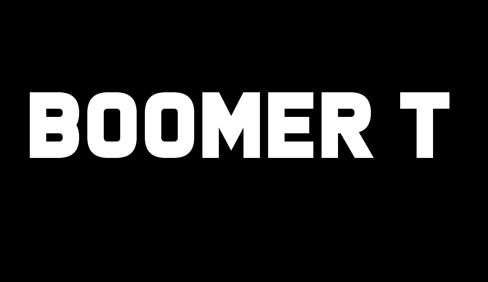 Boomer Tantrum font big