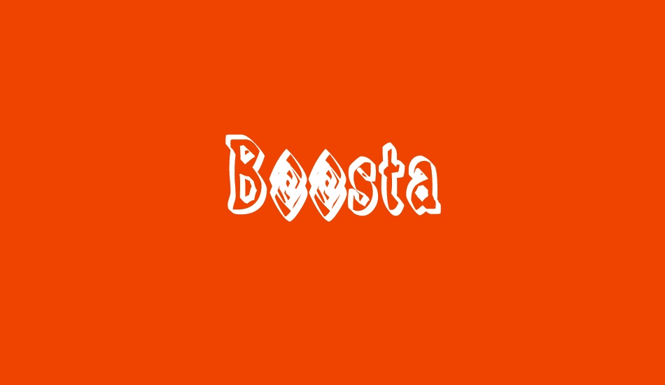 Boosta font big