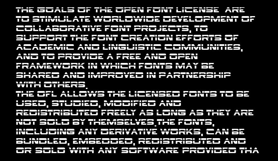 Borg Nine font 1