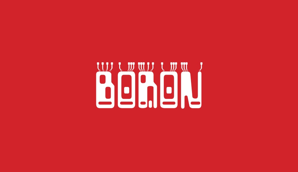 Boron font big