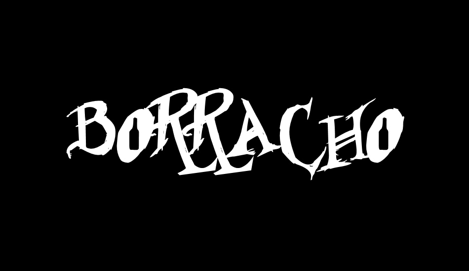 Borracho font big