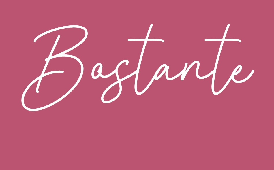 Bostante font big