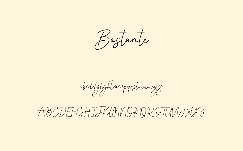 Bostante font