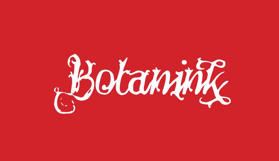 Botanink font big