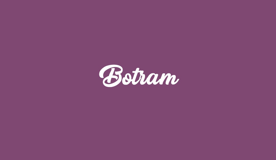 Botram font big