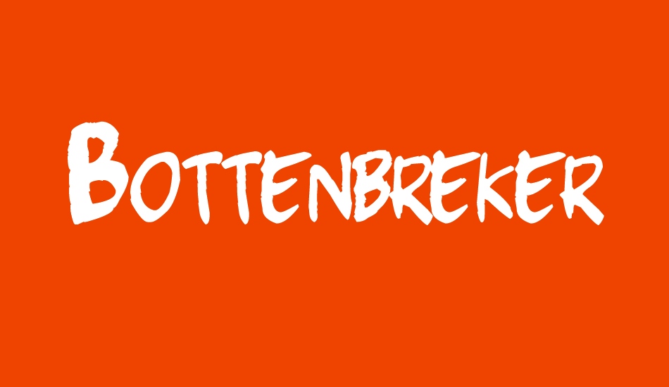 Bottenbreker T.V. font big