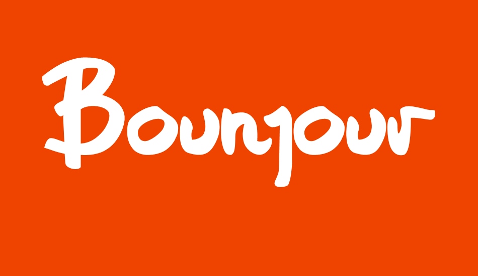 Bounjour font big