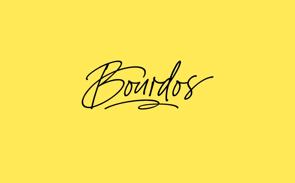 Bourdos font big