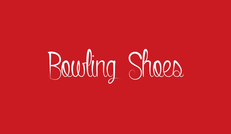 Bowling Shoes font big