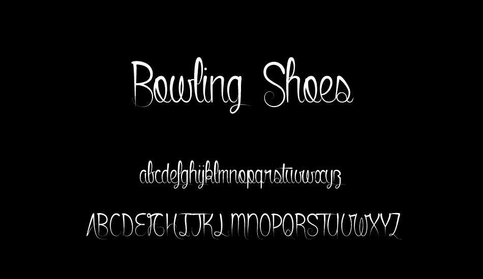 Bowling Shoes font